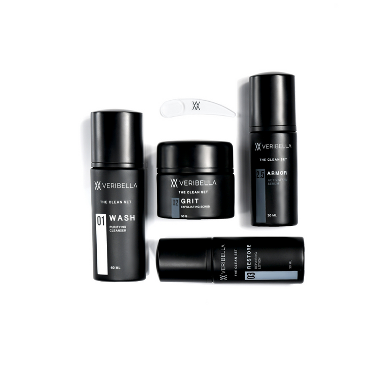 All products in The Clean Set + for men